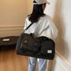 New Travel Bag Large Capacity Multi-function Shoulder Sports Fitness Bag Simple Handbag Independent Shoe Compartment Messenger Bag