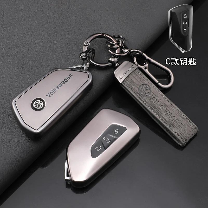 For VW Soft TPU Car Key Case Cover Shell For VW Volkswagen Polo Tiguan Passat B5 B6 B7 Golf 4 5 6 MK6 Jetta Lavida Keychain Ac