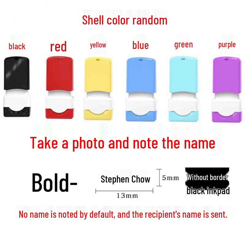 Personalized Name Stamp and Handwritten Signature Seal, Custom Engraving 10,000 Uses