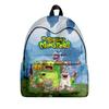 Classic Popular My Singing Monsters student Bookbag Notebook Backpacks 3D Print Oxford Waterproof Casual Travel Backpacks