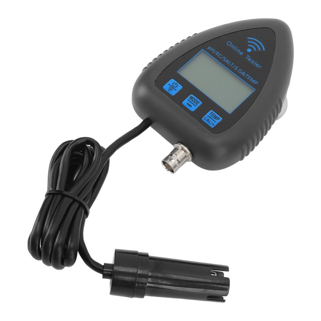 PH Temperature Water Quality Meter Mini Continuous 5 In 1 PH EC SALT SG TEMP Monitor Wireless WiFi