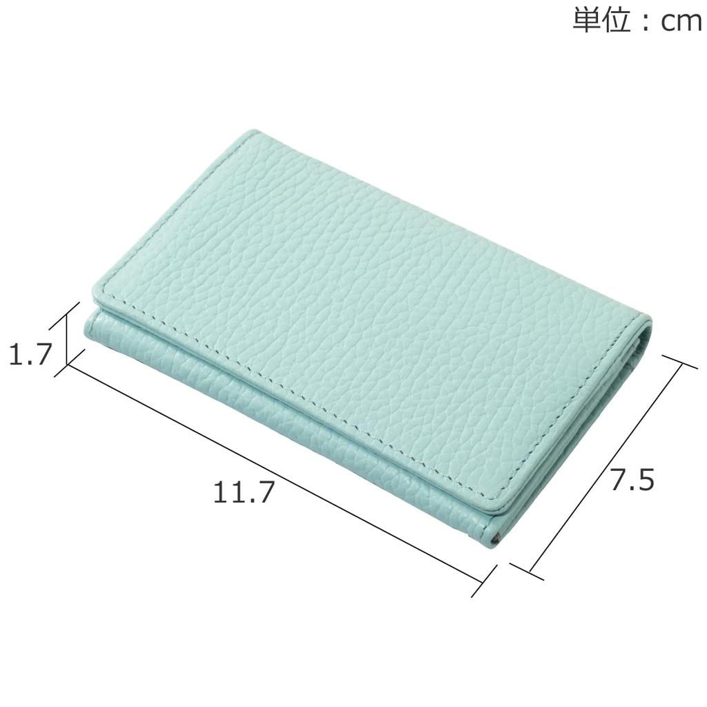 Business Card Holder for Genuine Italian Leather Card Slim [Corale] Women, Leather, Case, Simple, (Pink Beige)