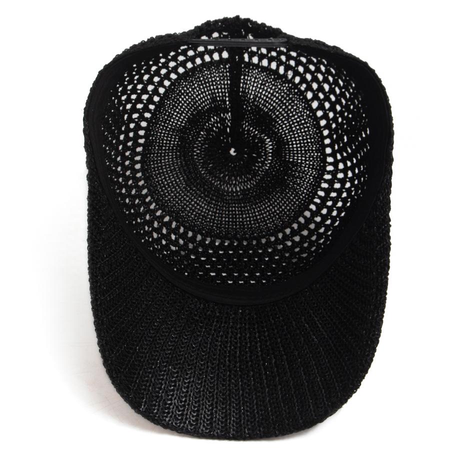 Sommer-Netz-Baseballkappe Damen Herren Häkel-Hohl-Truckerhut Schirmmütze Sonnenschnapper Snapback Weiblich Lässig Für Draußen Tägliche Nutzung Verstellbar