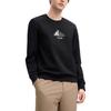 Fila Fashion Simple Knitted Pullover Sweatshirt Men Sweatshirt Black F11M518209FBK