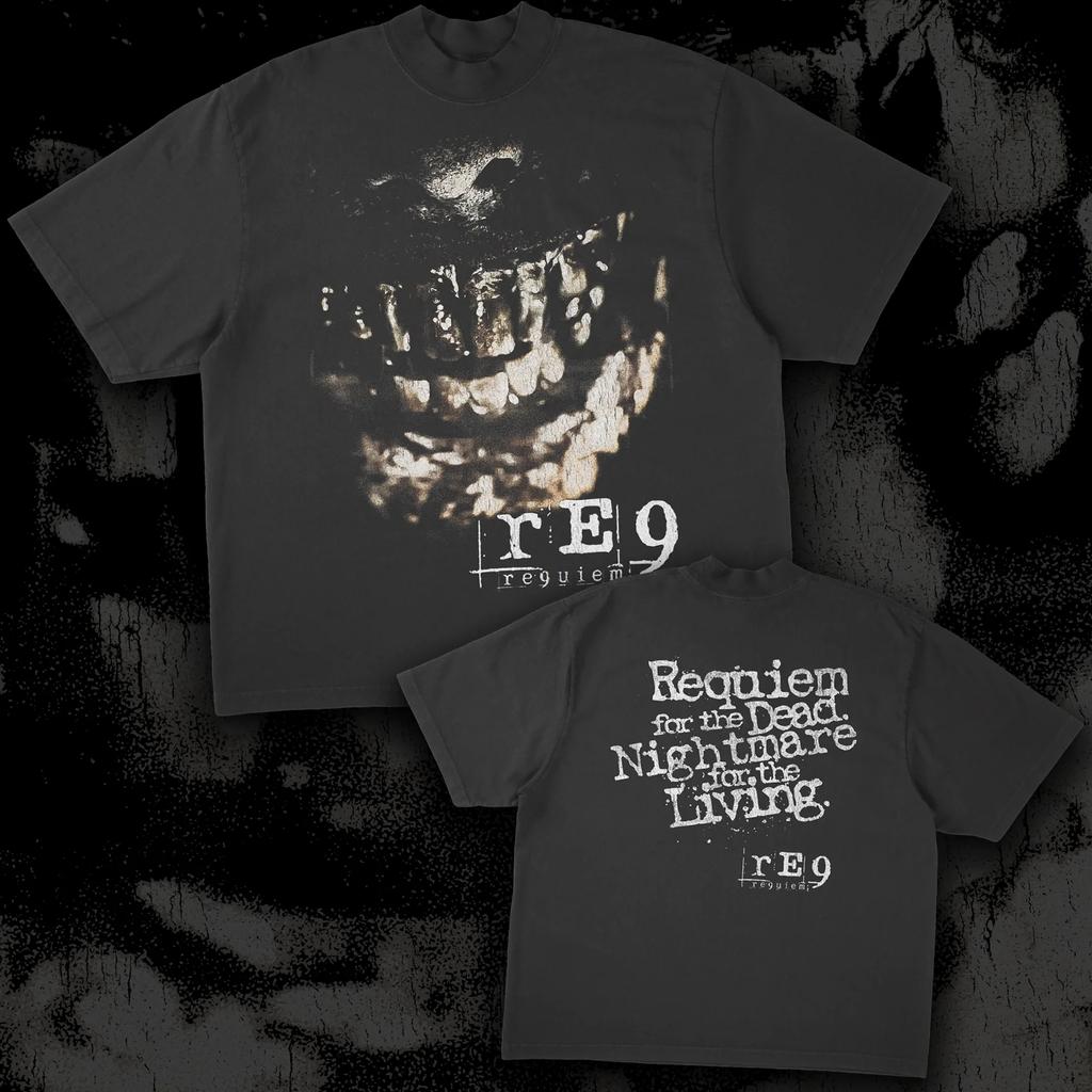 Retro Style Classic Horror Theme Game Resident Evil Peripherals Tshirts From The 1990s Unisex Graphic Print Tee Men Women Tops