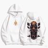 Felpe con Cappuccio Grafiche Elden Ring Autunno Inverno Uomo Manga Vintage Oversize Unisex Streetwear Trendy Sportive Grafiche Y2k Maniche Corte Classiche