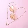 Women Eyeglasses Chain Simple Imitation Pearl Diamante Metal Hanging Neck Non-slip Glasses Eyeglass Cord