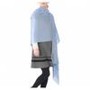 Used [New] [.a All Over the World] Modal Stole Spring Summer Large Scarf Silk Touch for Women Thin UV Cut (Gray) 0