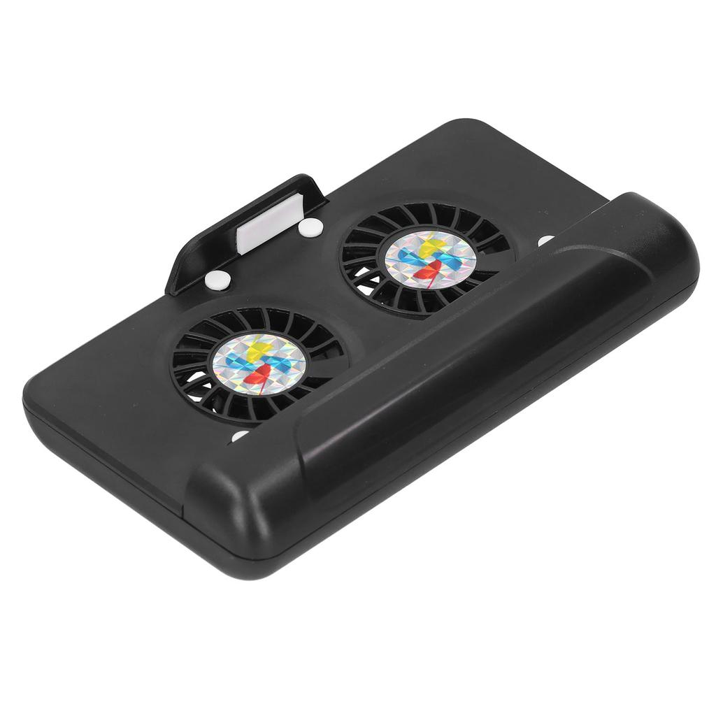 Multi Functional Non Slip Double Fan Radiator Heat Dissipation Backclip Mobile Phone Accessory