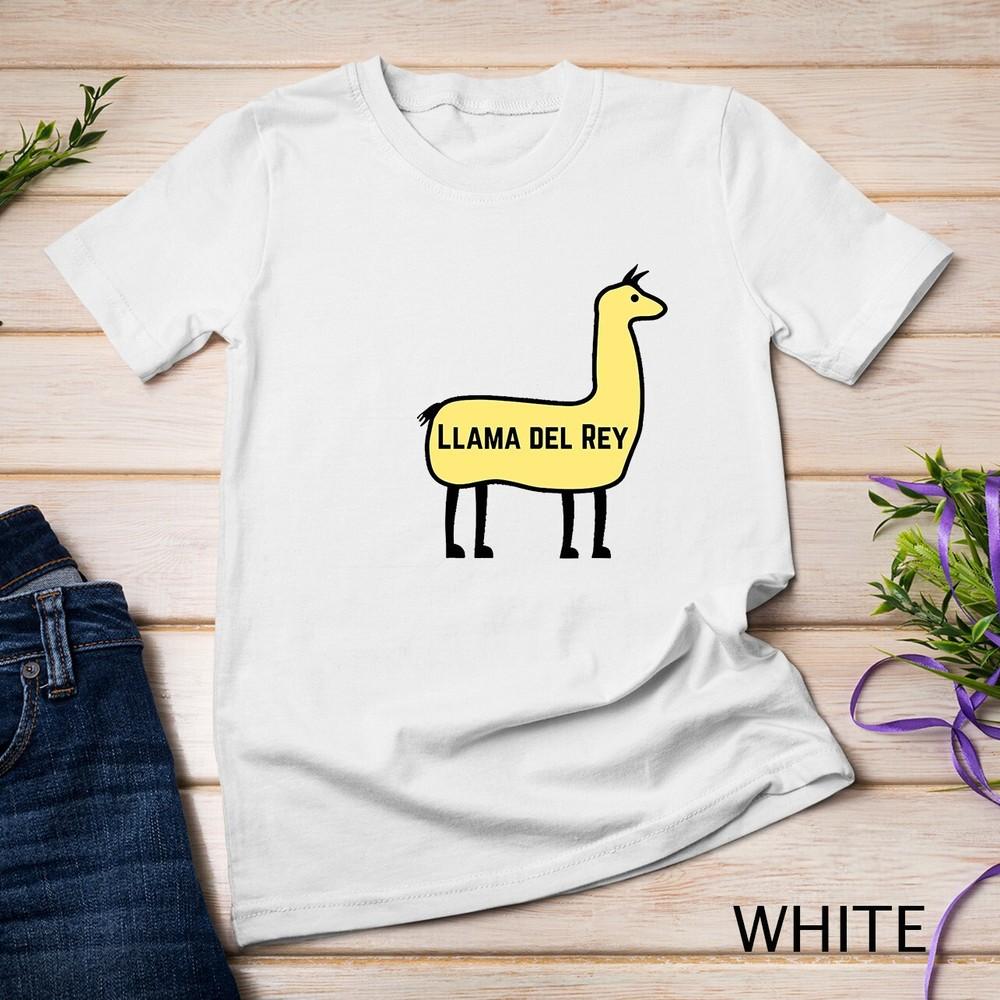 

Llama Del Rey Lana funny music animal Unisex T-shirt XL
