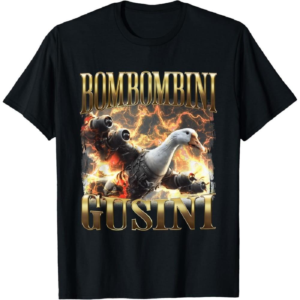 

Bombombini Gusini Funny Italian Brainrot Meme Bootleg T-Shirt XXXXXL чорний