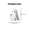 Funny Ghost Pen Holder Spooky Ghost Figurine Design Pencil Holder For Desk Organizer Accessory Gifts For Families Friends
