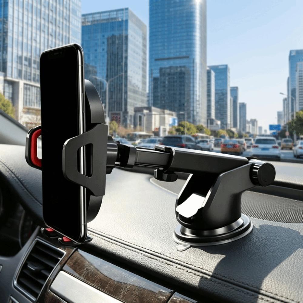 Retractable Arm Mobile Phone Bracket Rotate Dashboard Bracket Car Phone Holder Car