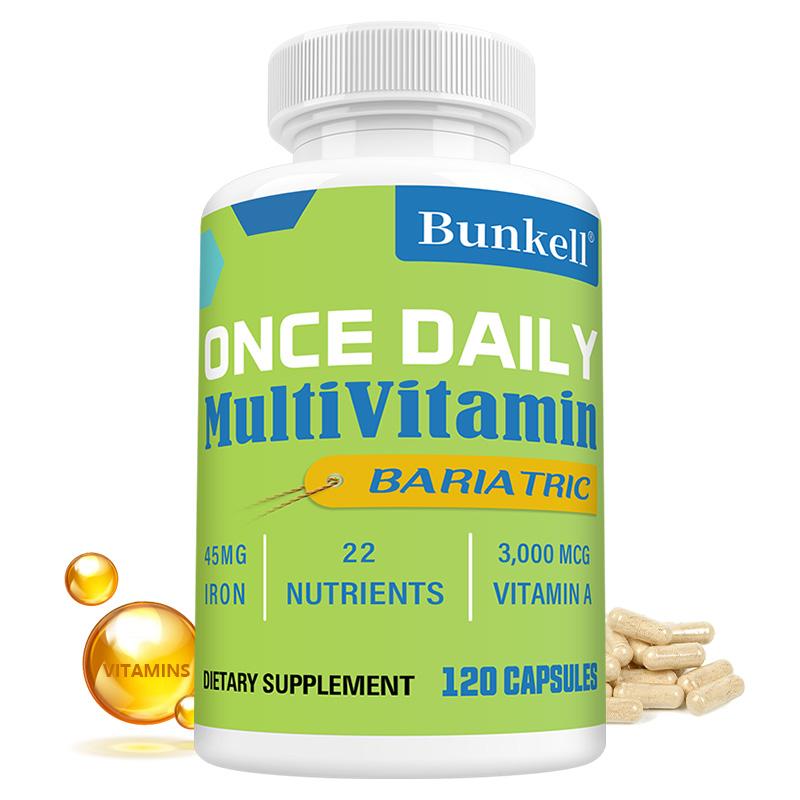 Täglich einzunehmendes Multivitamin-Nahrungsergänzungsmittel, Mit Vitaminen, Biotin, 120 Kapseln