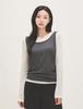 ROEM Layered Long Sleeve T-Shirt Rmlwg24Rt1