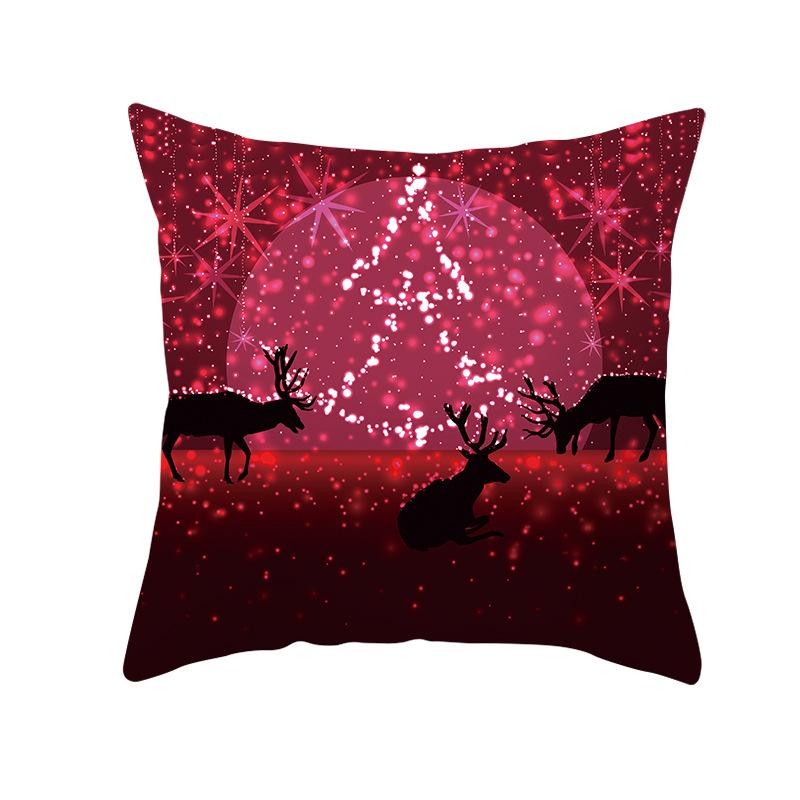 Nordic Christmas Pillowcase Christmas Ball Decoration Home Sofa Cushion Cover