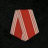 Soviet Medals: Aluminum Hanging Plates with Colored Ribbon & Brooch Accessories