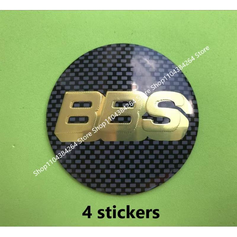 

4pcs Curved Surface Stickers 56/60/65/70/75/80mm Car Wheels Center Cap Hub Stickers for BBS Center HubCap Sticker Accessories 70mm(4 stickers)