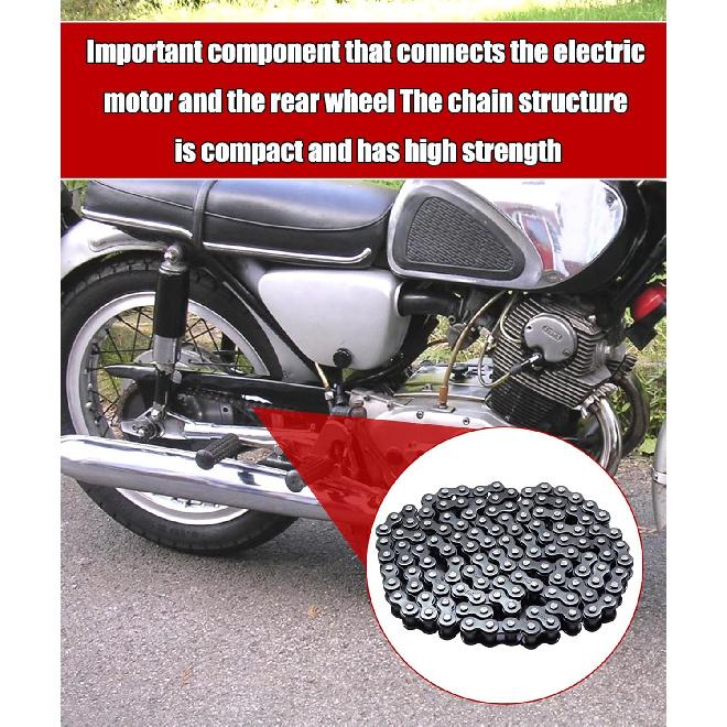 2025 Upgrade Electric Dirt Bike Chain 63 Links Compatible with 48V Pro Electric Dirt Bikes (#219H)
