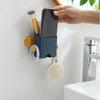 Punch-Free Wandhalterung für Mobiltelefone, Fernbedienungs-Organizer, Aufbewahrungsbox, Wandhalterung zum Aufladen des Telefons, Multifunktionshalterung