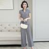 2026 Spring/Summer Floral Casual Two-Piece Set for Middle-aged & Elderly Women