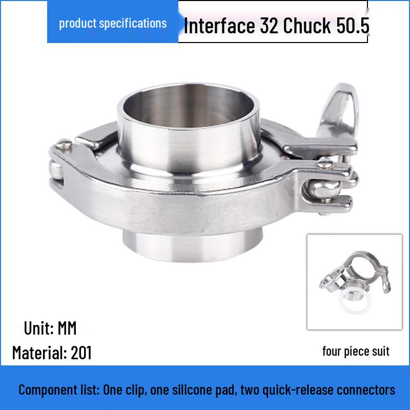 Stainless Steel Quick Clamp Fitting Set