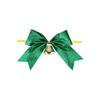 Red Bow Pendant Glitter Christmas Tree Ornament Party Christmas Bow with Bell  Home Decor