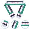 Syrian Arab Republic Scarf Patriotic Banners Event Celebration Neckerchief Cultural Festival Scarf Sports Event Sash