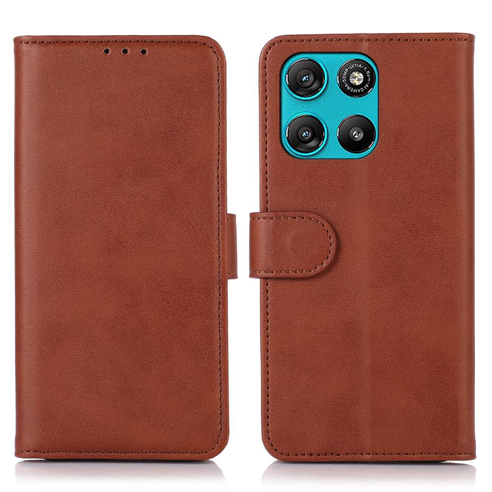 Phone Case For Motorola Moto G67 Power 5G/G57 Power 5G Cowhide Texture Leather Wallet Phone Cover with Stand