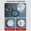 Portable Stainless Steel Sink Overflow Covers Round Replacement Sink Hole Cover Tub Drain Stopper Kitchen Bathroom Supplies