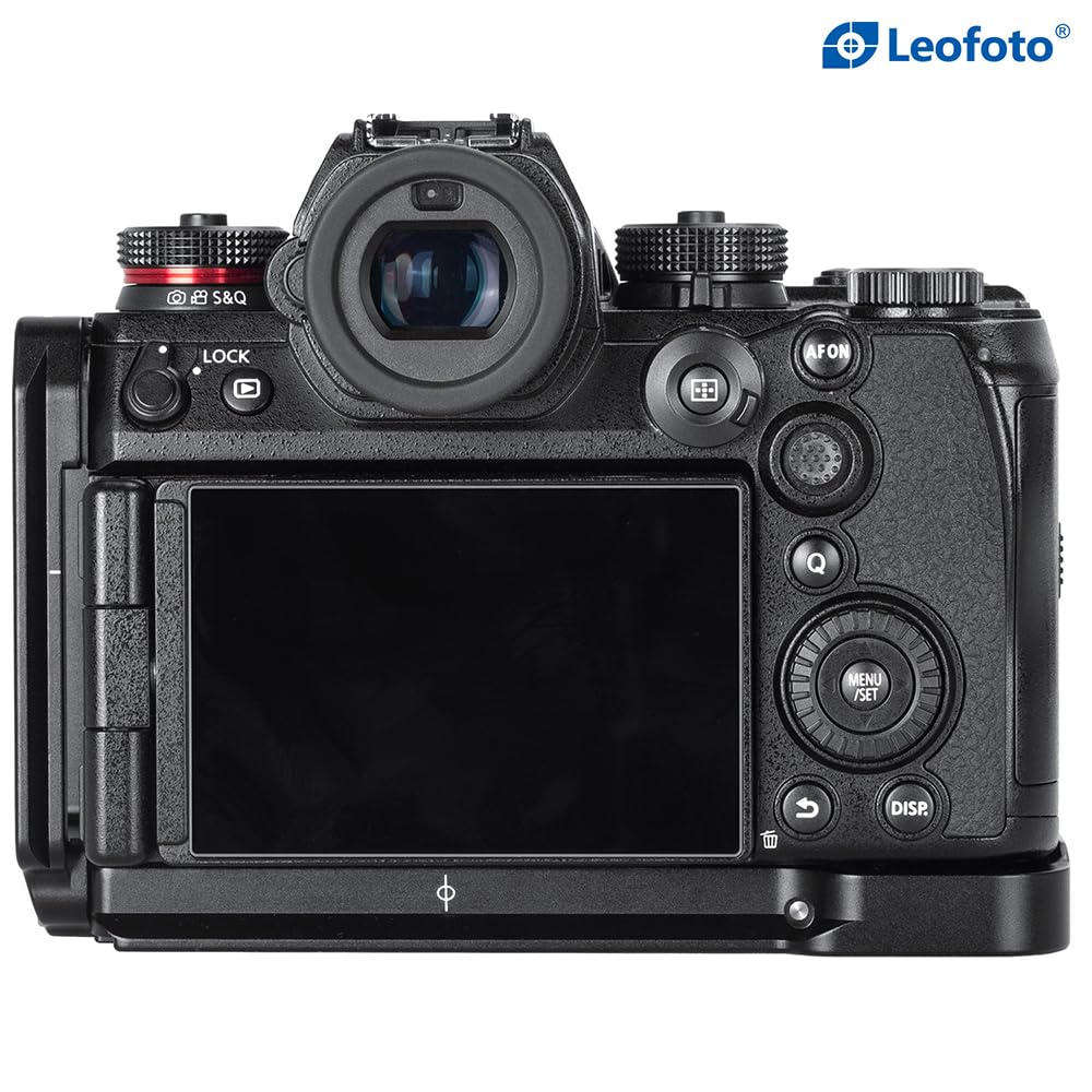 Leofoto Plate for LUMIX Machined from Quick Release Compatible LPP-S1RII L-Shaped S1RII/S1II/S1IIE, Arca-Swiss Compatible, 6061-T6 Aluminum,