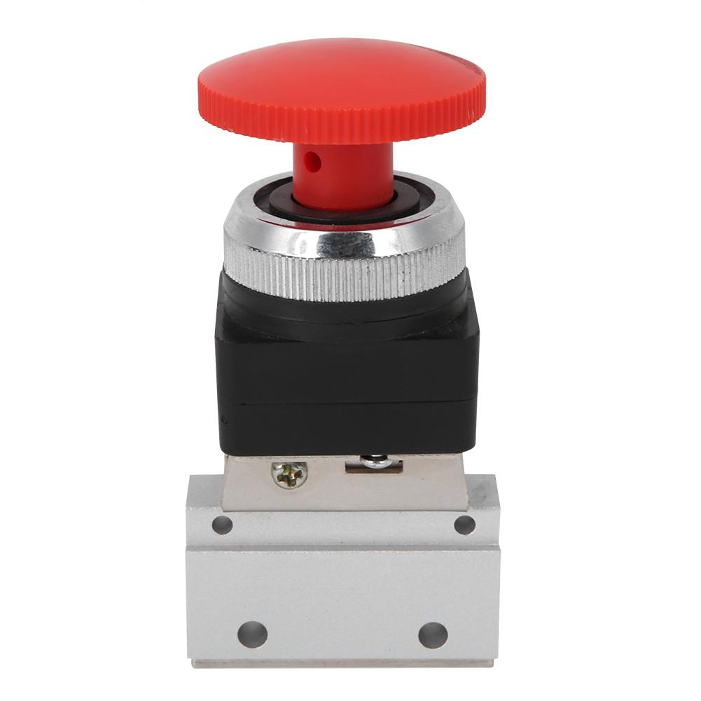 MOV 03EB G1 8 Thread MOV Mushroom Button Mechanical Valve 2 Way Air Mechanical Valve