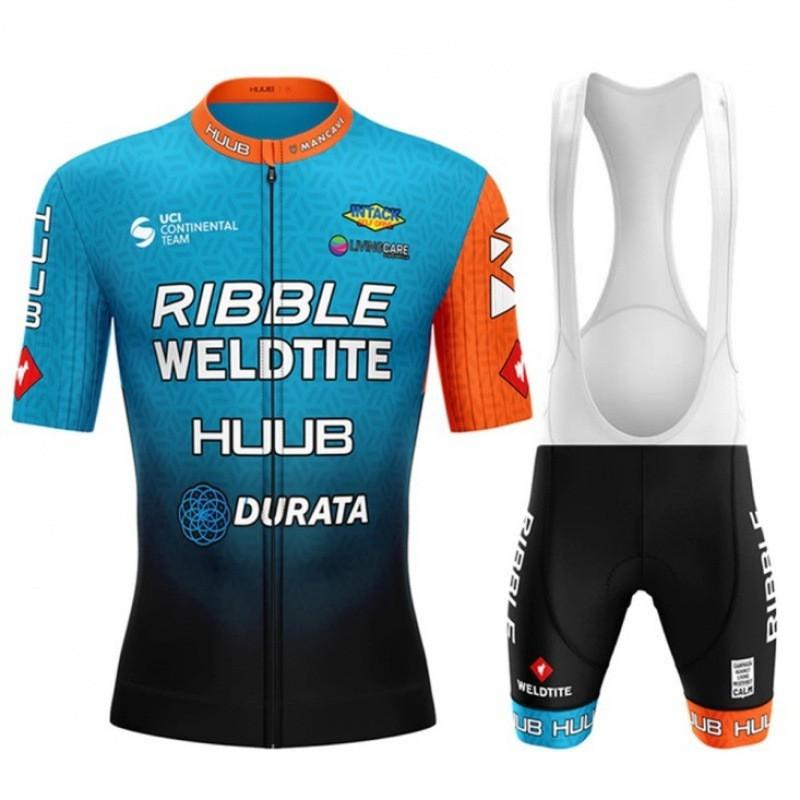 Men's Women's Tour De Cycling Suit With Strap Short-sleeved Team Edition Bicycle Outdoor Sports