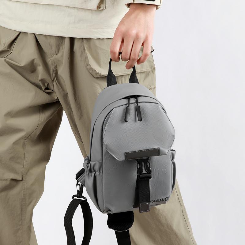 Stylish Unisex Chest Pack - Fashionable Nylon Crossbody Bag for Everyday Use Stylish Nylon Shoulder Bag