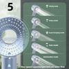 5 Modes Shower Head High Pressure Showerhead Portable Filter Rainfall Faucet Tap Bathroom Bath Home Bathroom Accessories
