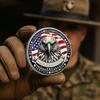 1/2/3/4/5Pcs Veterans Challenge Coin Patriotic USA Eagle Collectible Coin Thank You for Your Service Round Carving Keepsake Badge Decoration