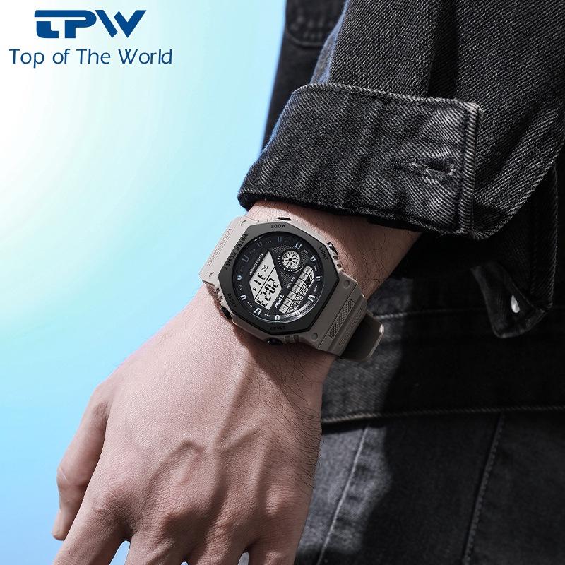 Factory Direct Waterproof Student Watch For Boys Teenagers With Quartz Movement And Digital Display