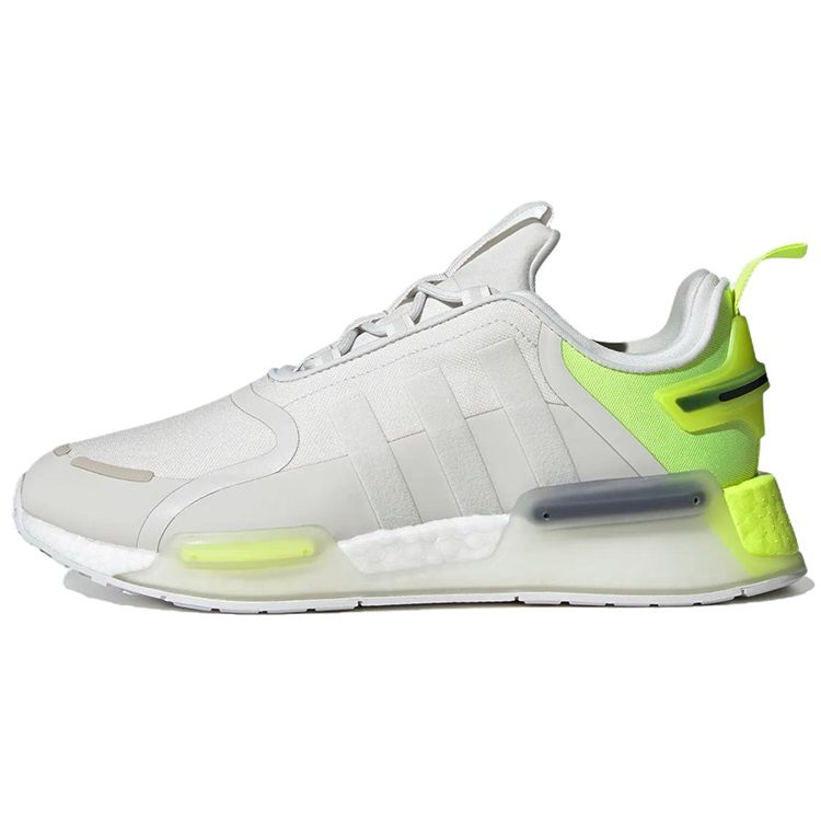 Adidas NMD_R1 V3 White Solar Yellow Men Sneakers Grey Grey-One Crystal-White GY7356