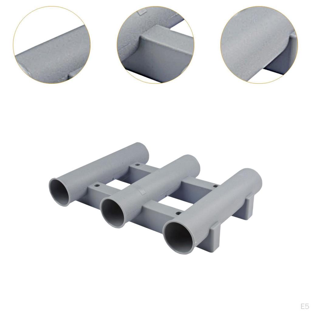 Fishing Rod Holder Bracket Support Tube 3 Rack for Garage Yacht Marine Boat Kayak