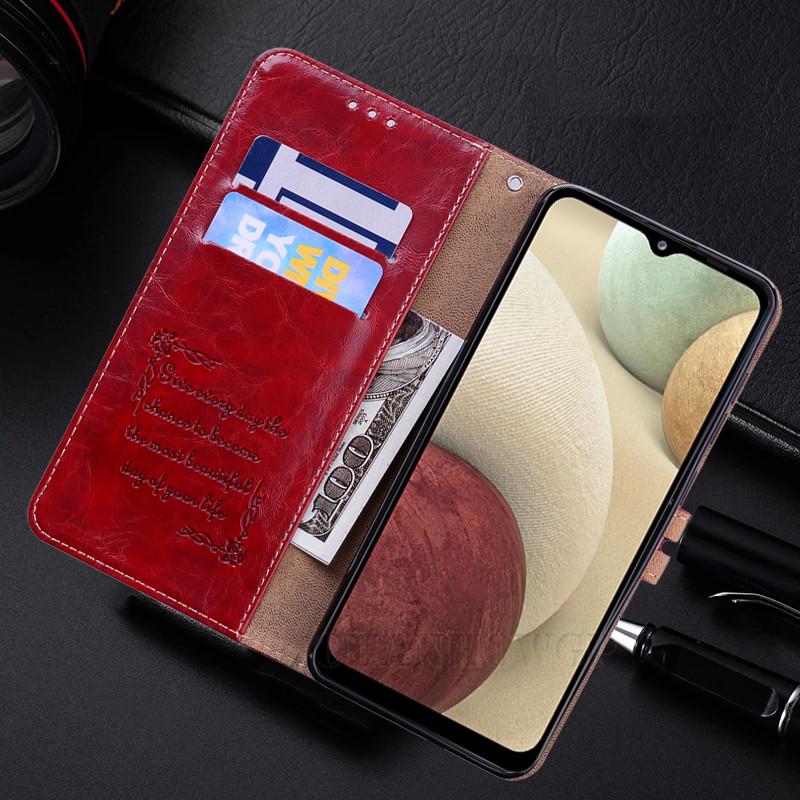 A12 5G Case Leather Magnetic Flip Wallet Cover For Samsung Galaxy A12 SM-A125 SM-A125M SM-A125N A 12 Fundas Soft Silicine Phone Bags Case 6.5INCH