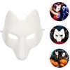 ARTIBETTER Halloween Costumes Fox Mask Halloween Fox Masks Blank Fox Masks Fox Costume Masks Halloween Blank Masks Female DIY Blank Kids Mask