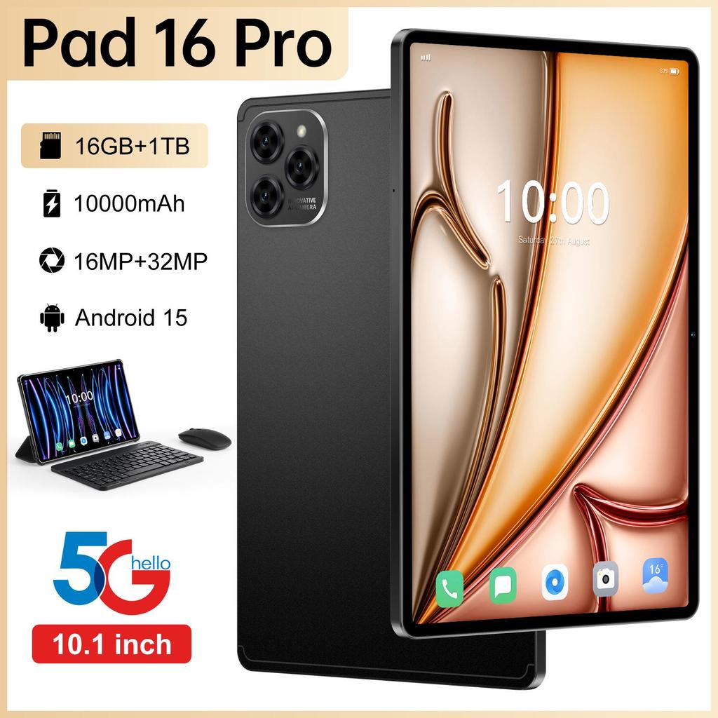 2025 Tablet Pad 16 Pro: Dual SIM, 5G, Android 15