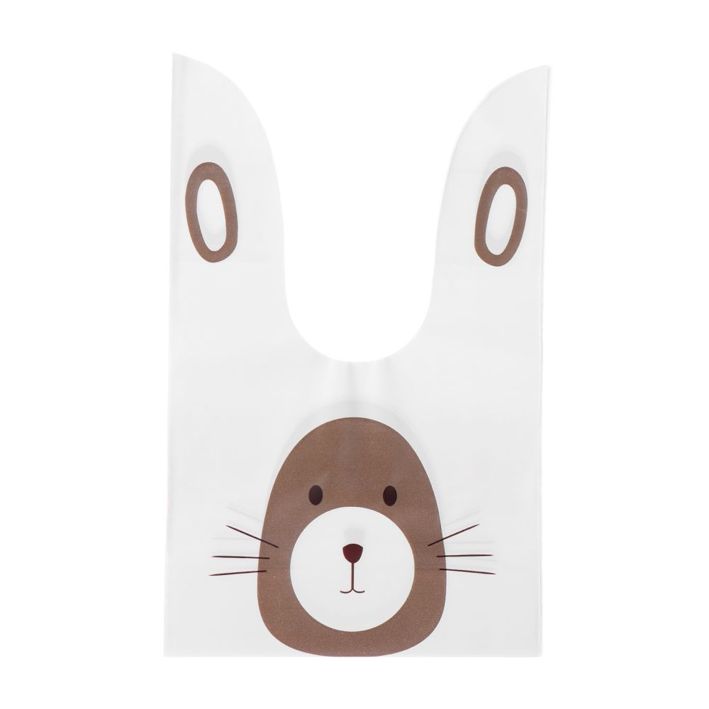 Decoration Bunny Ear Storage Pocket Biscuit Package Candy Bag Easter Rabbit Rabbit Cookie Bags