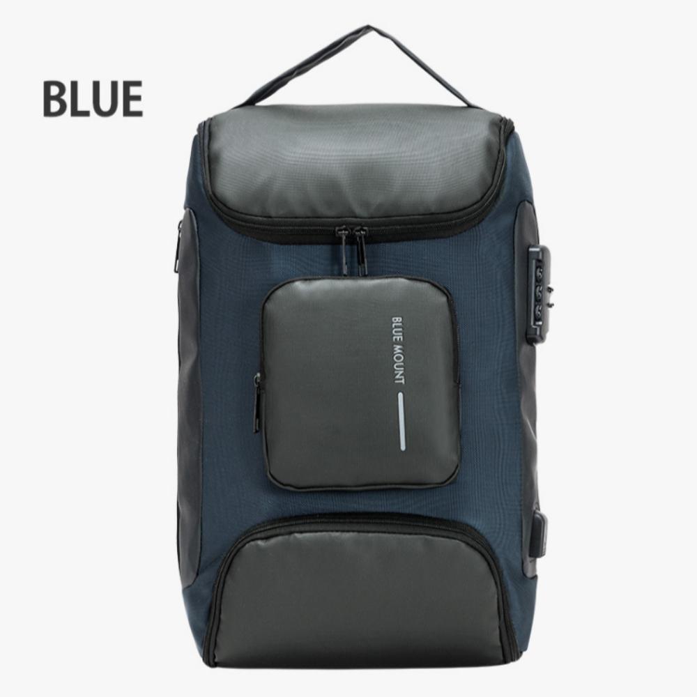 Blue Mount 9907 Smart Lock USB Rechargeable Water-Resistant Backpack