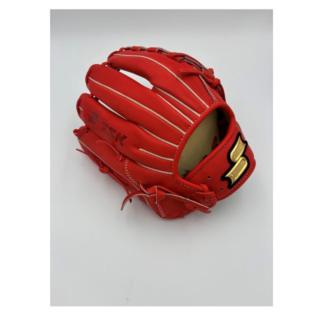 SSK SSGB76107 Soft Baseball R Orange Large Infielder's Hat, (33),