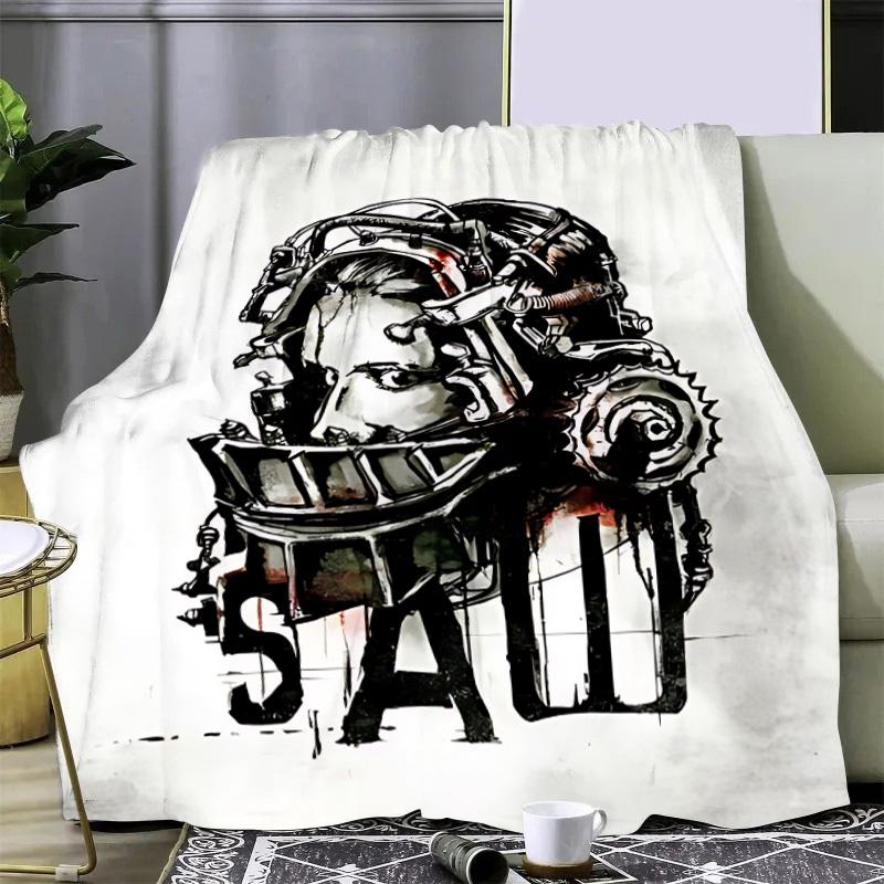 Saw X Horror Thriller Movie Printed Blanket Picnic Blankets Warm Blanket Soft and Comfortable Blanket Home Travel Birthday Gift