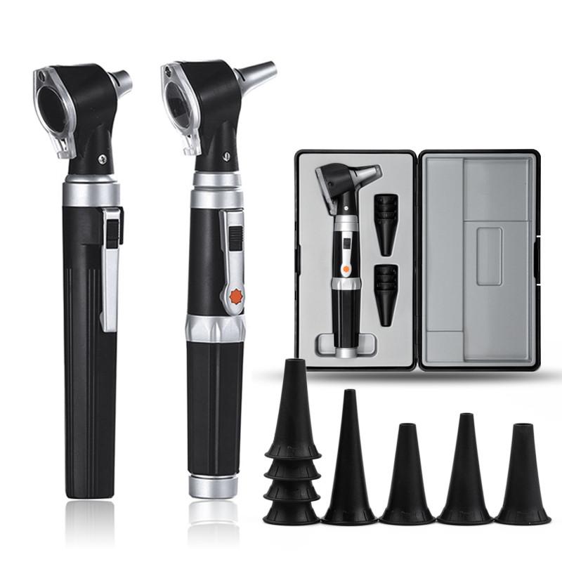 Portable Otoscope Ear Wax Check Tool Medical Home Doctor ENT Ear Care Endoscope LED Professional Otoscopio Diagnostic Kit