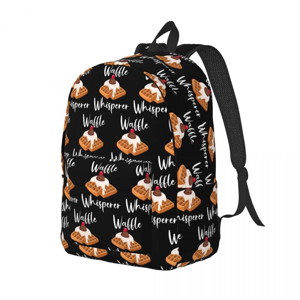 Waffle Whisperer Backpack Hot Sale Daypack Large Capacity Children BookBag School Bag Shoulder Bags for Men Women