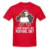 Piece Iceland Bird Novelty  Cotton TShirt I Just Really Like Puffins Tops Tees For Unisex