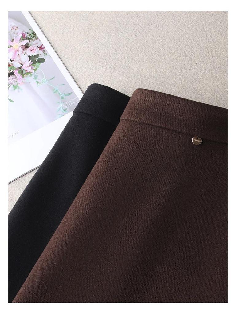 Elegant High Waist A-line Skirt - Autumn/Winter 2025 Collection